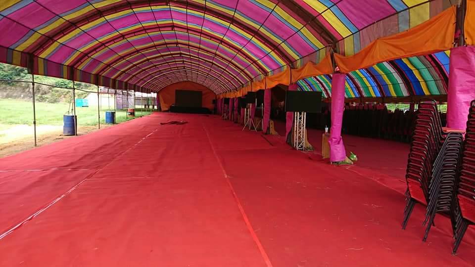 戶外草地地毯鋪設01