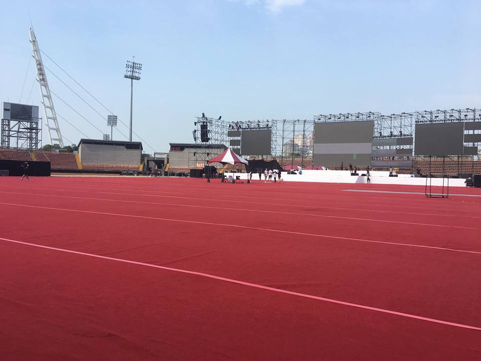大型演唱會地毯鋪設