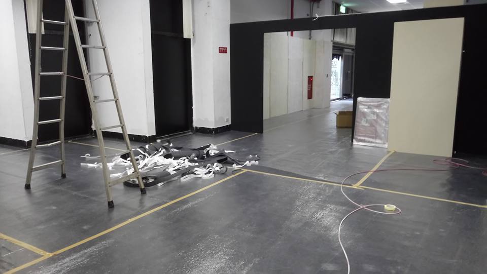 主題展覽地毯鋪設施工圖05