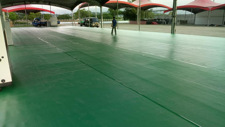 苗栗農業博覽會地毯鋪設20180904