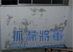 公寓樓梯轉台窗框下方壁癌