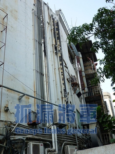 外牆管路雜散無法施作防水可於內牆施作壁癌1