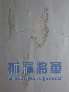 一般壁癌藥劑處理後仍脫落情形(整片剝落)