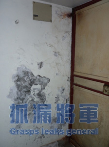 公寓樓梯大門門框側牆壁癌