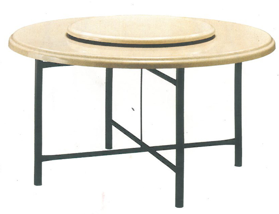 白石花雙層花邊餐桌