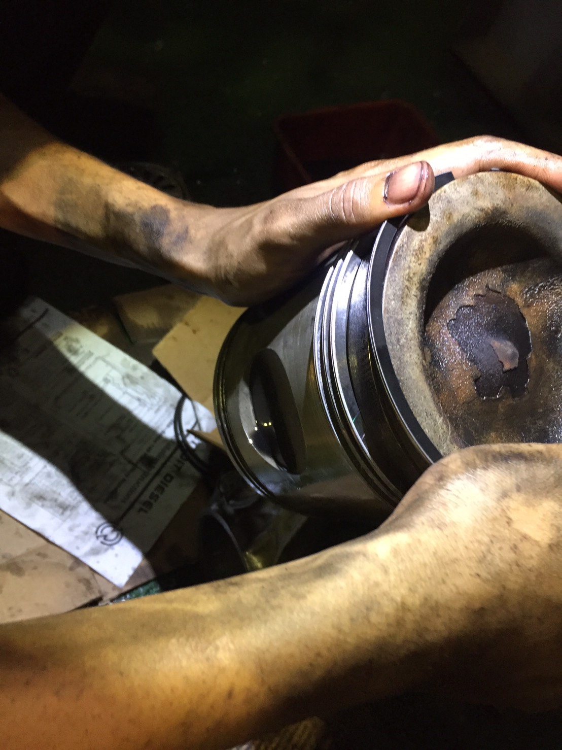 發電機漏油檢修(107)