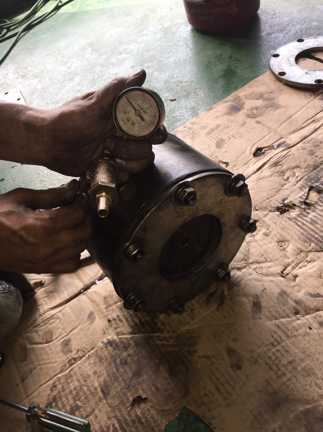 發電機漏油檢修(133)