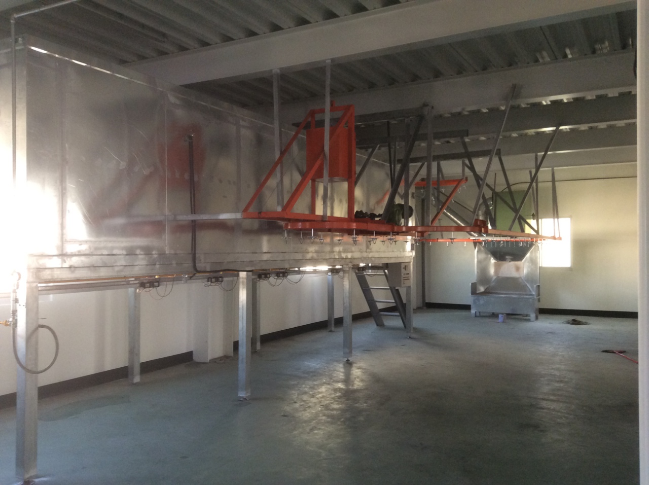 紅外線懸掛式烤漆設備