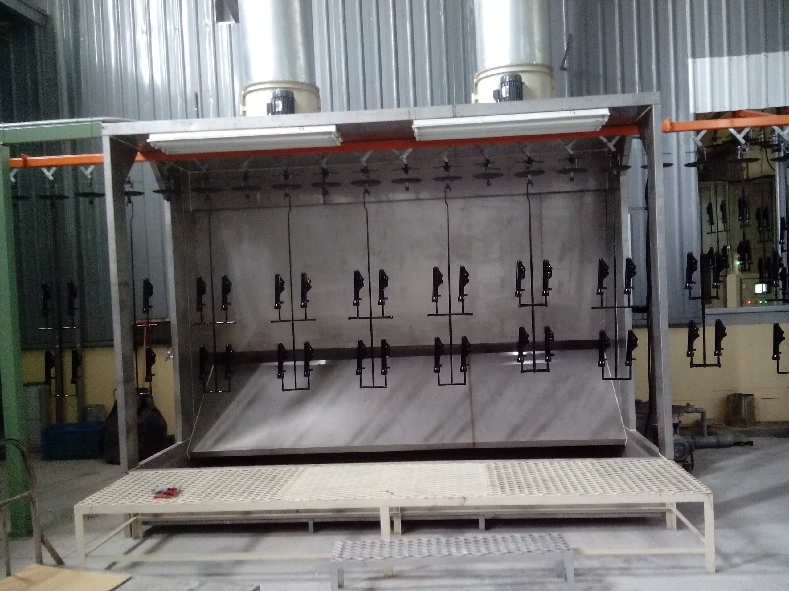 傳統式噴漆水洗台