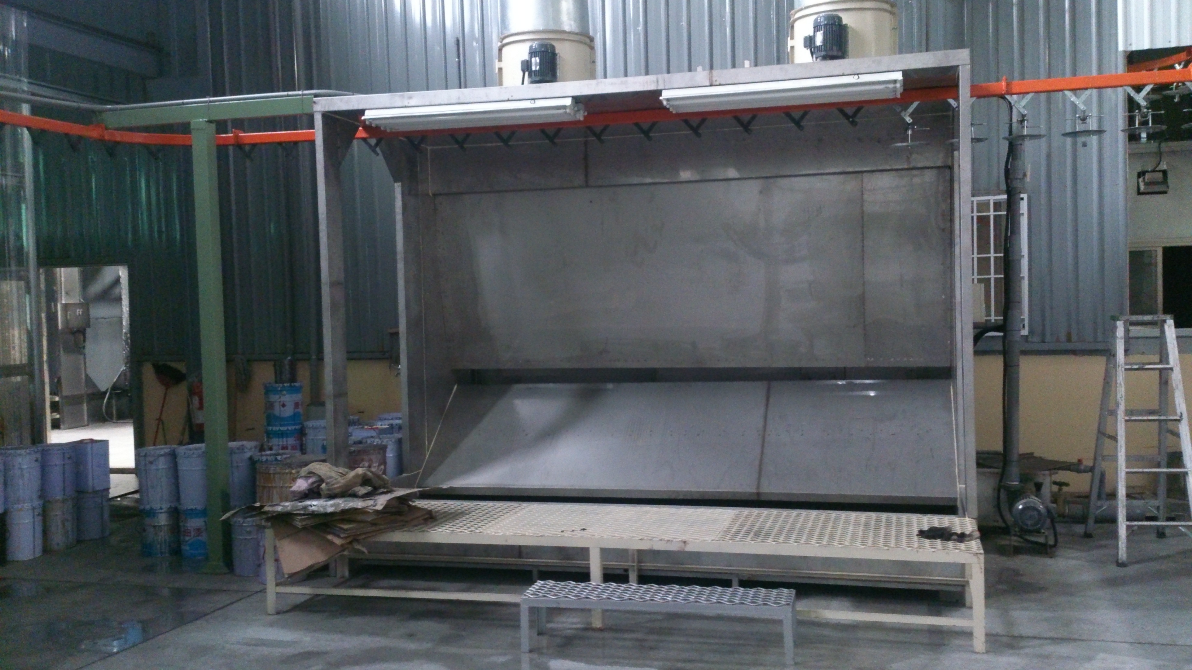 傳統噴漆水洗台