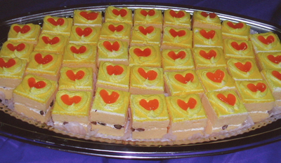 37心型桔子蛋糕