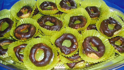 82巧克力甜甜圈