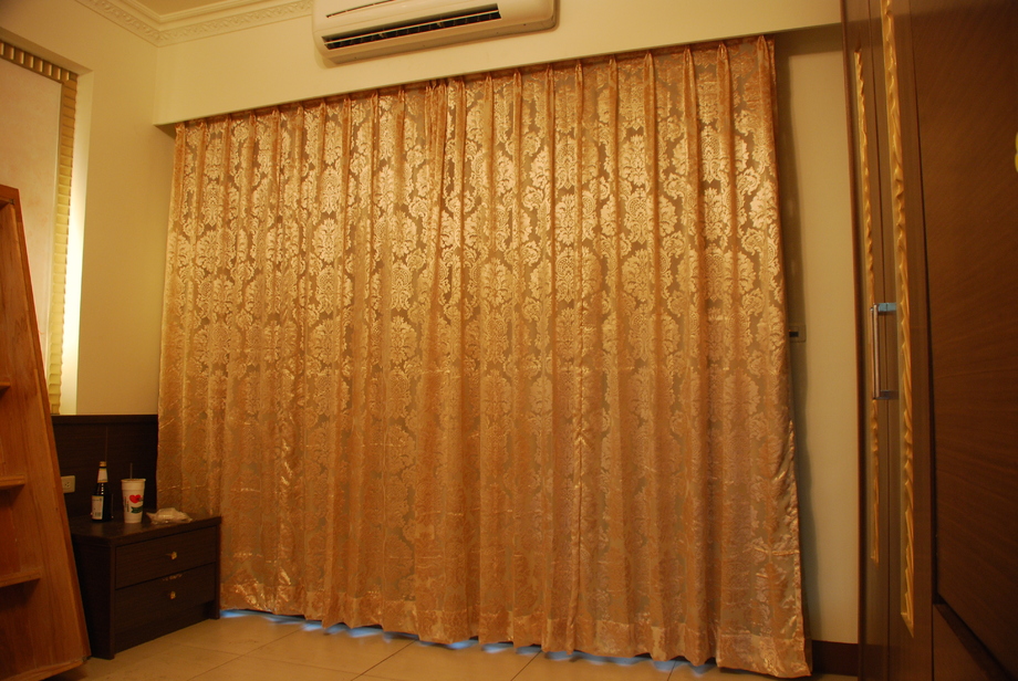 時尚圖騰窗簾+窗紗