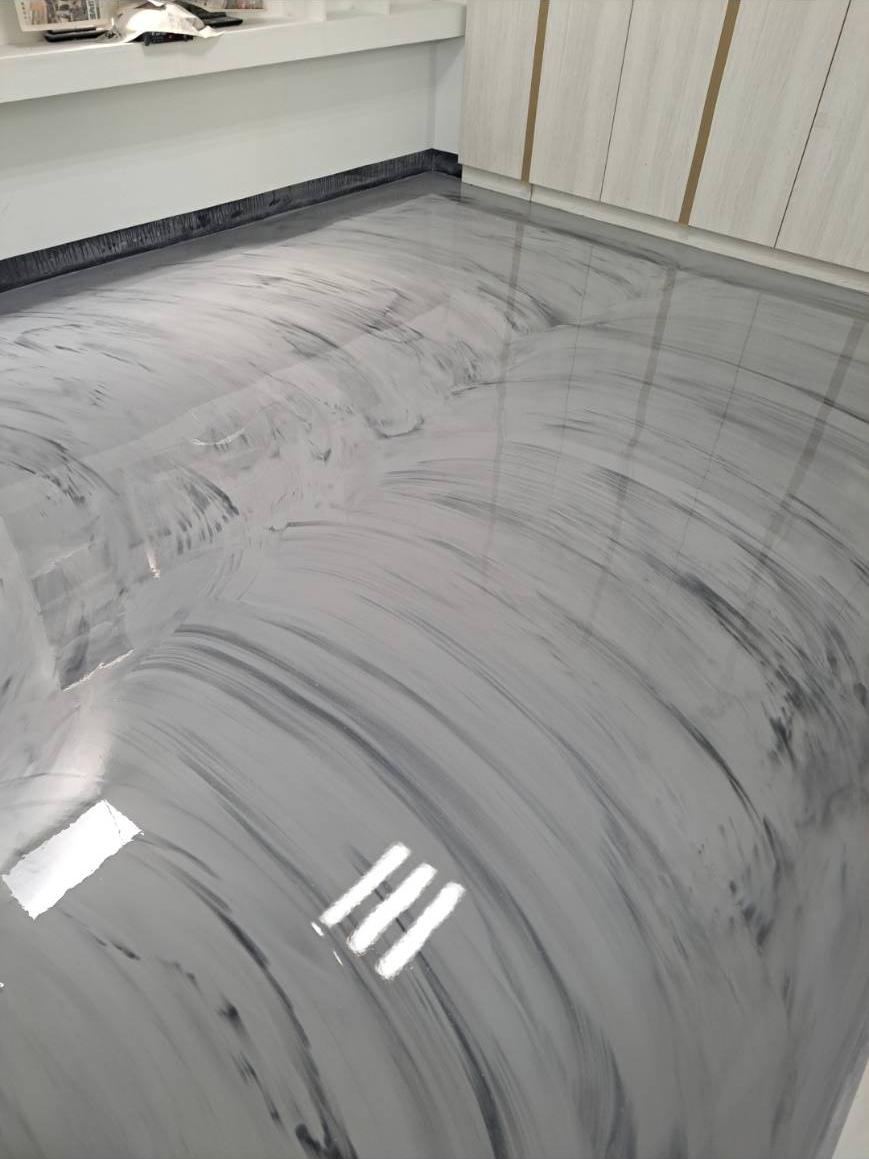 桃園室內Epoxy環氧樹脂地坪工程