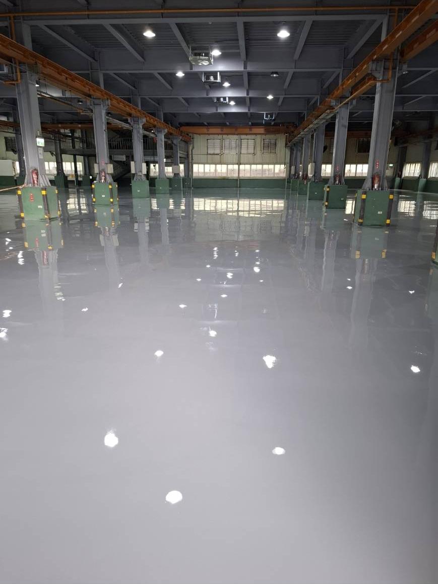 桃園廠房Epoxy環氧樹脂地坪工程