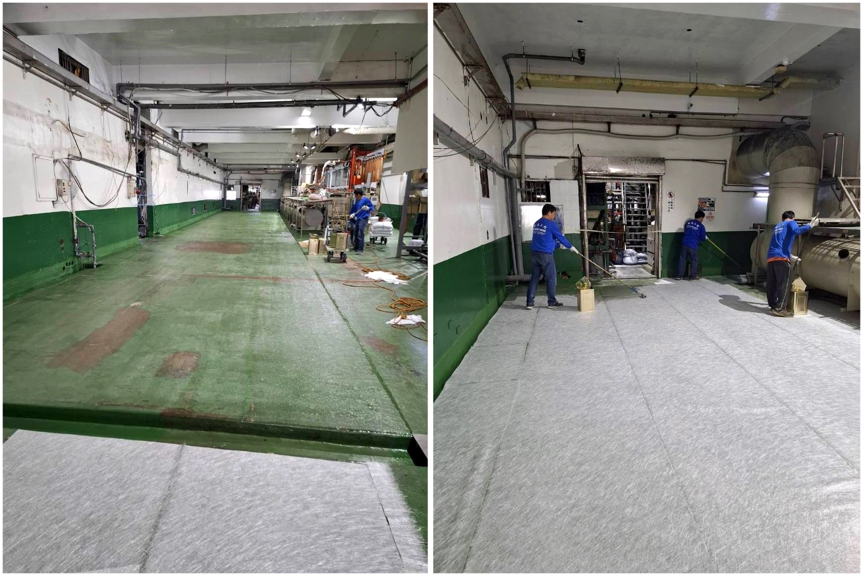 桃園耐酸鹼地坪纖維鋪設