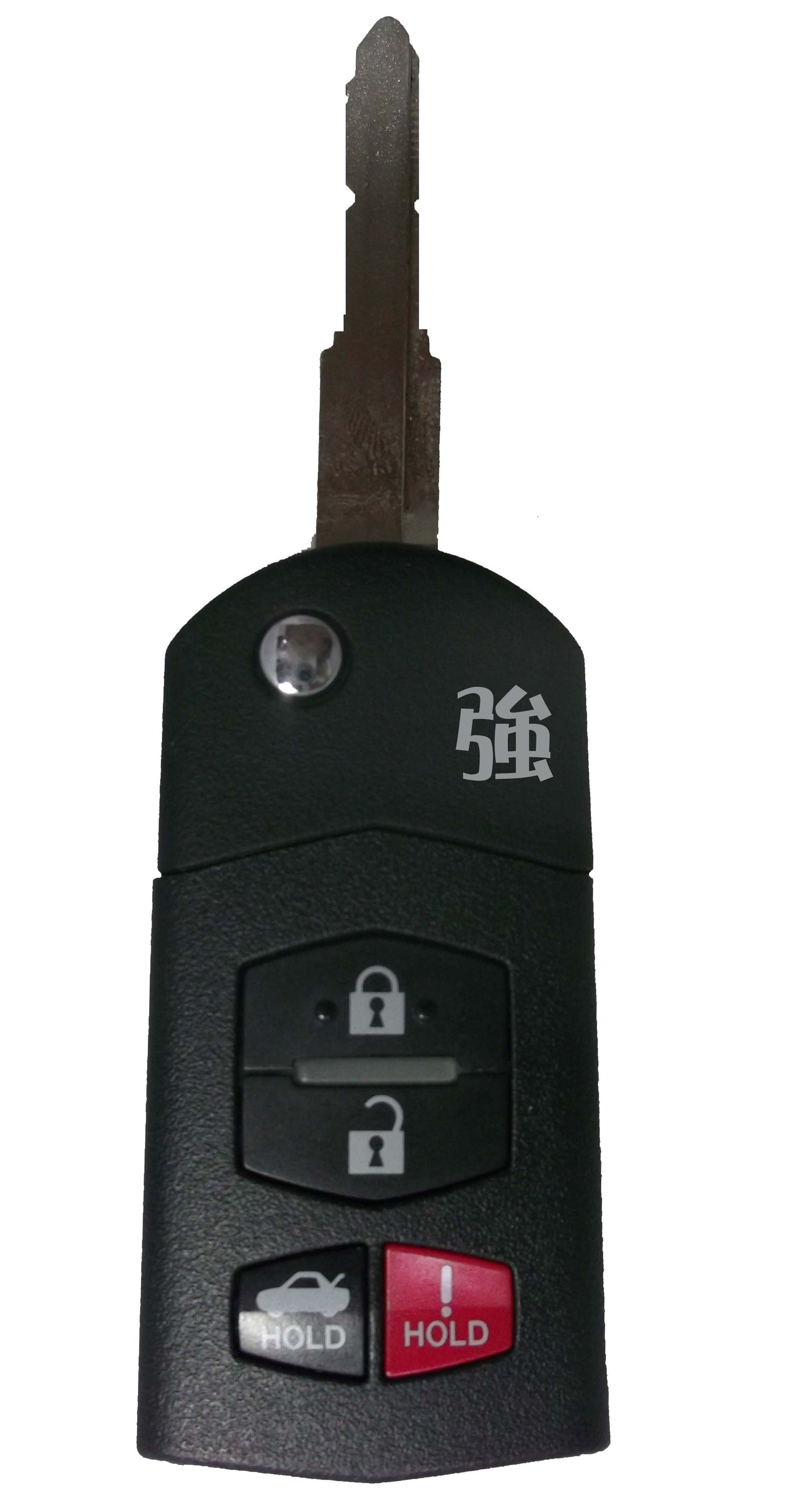 馬自達4鍵晶片遙控錀匙拷貝