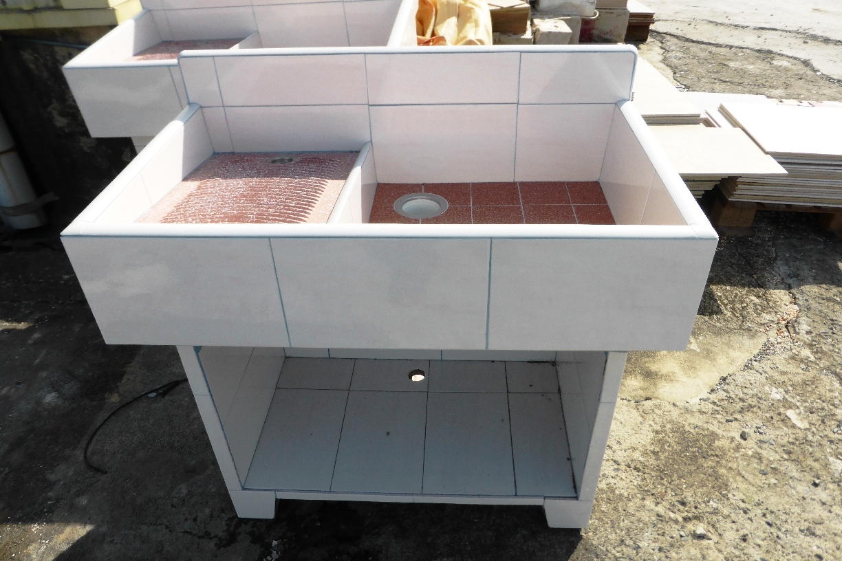 水泥流理臺_洗手台