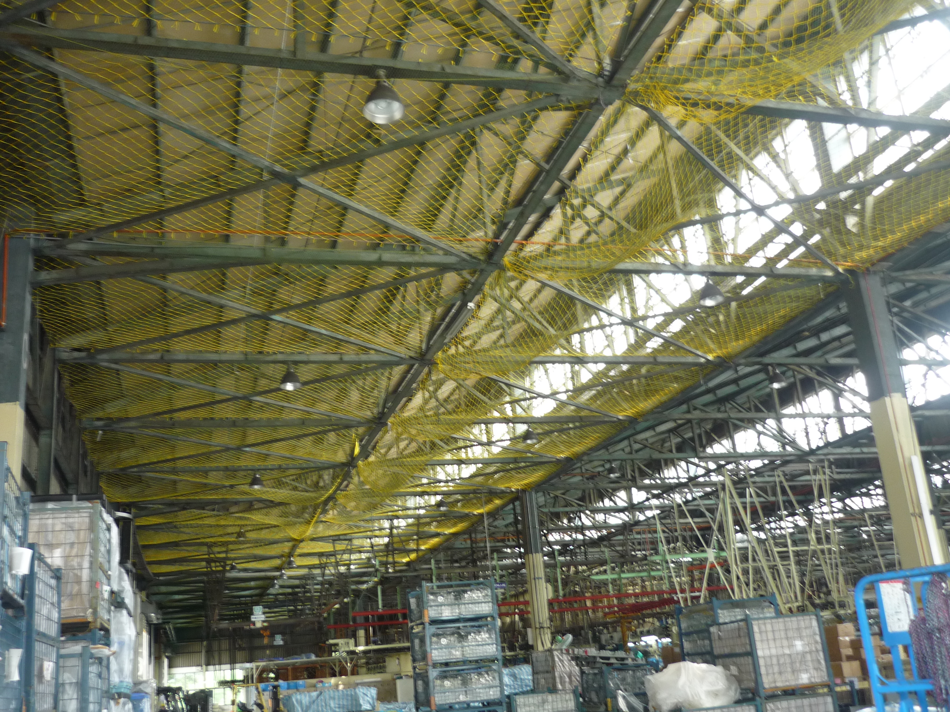 三義裕隆汽車廠-防墜網1