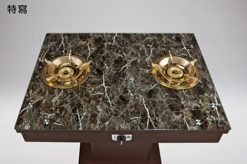 強化玻璃火鍋桌銅爐具