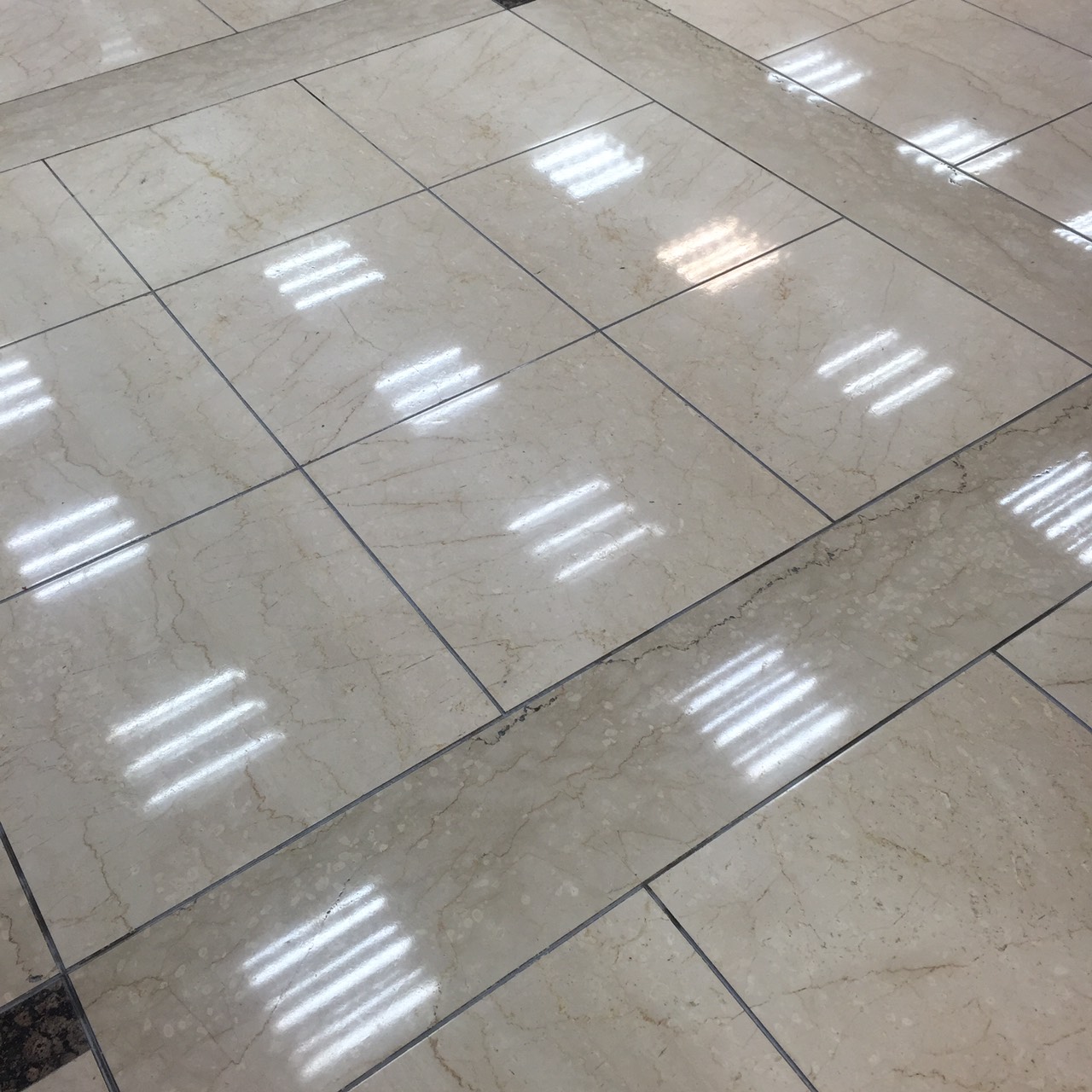 大理石研磨晶化後