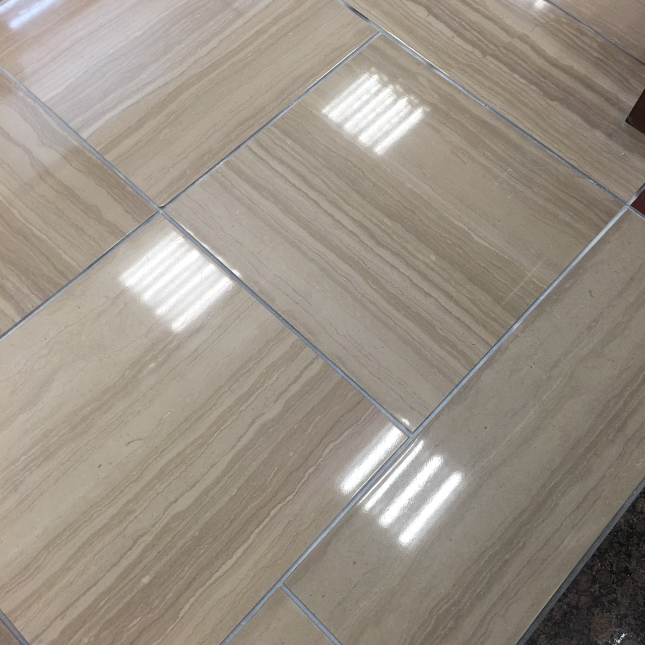 大理石研磨晶化後