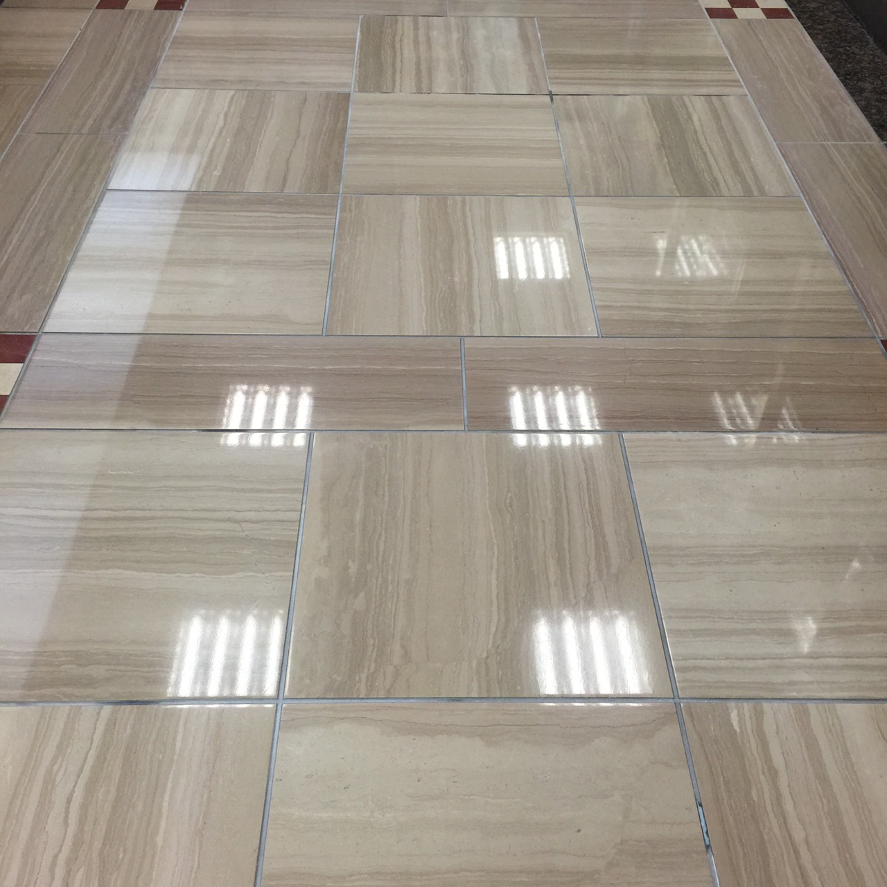 大理石研磨晶化後