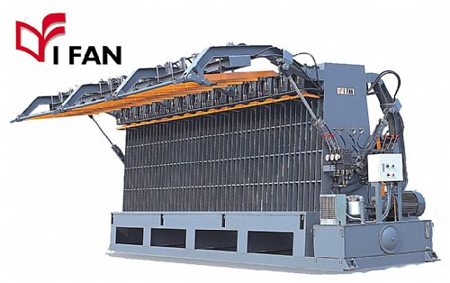 展開型雙面油壓拼板機