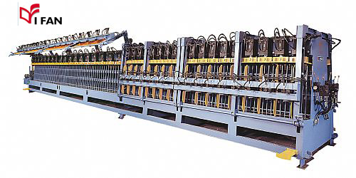 展開型雙面油壓拼板機