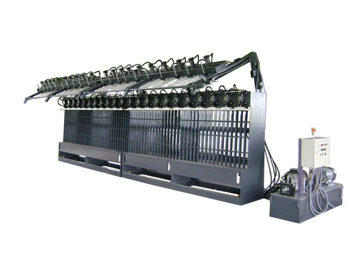 單面直立式油壓拼板機