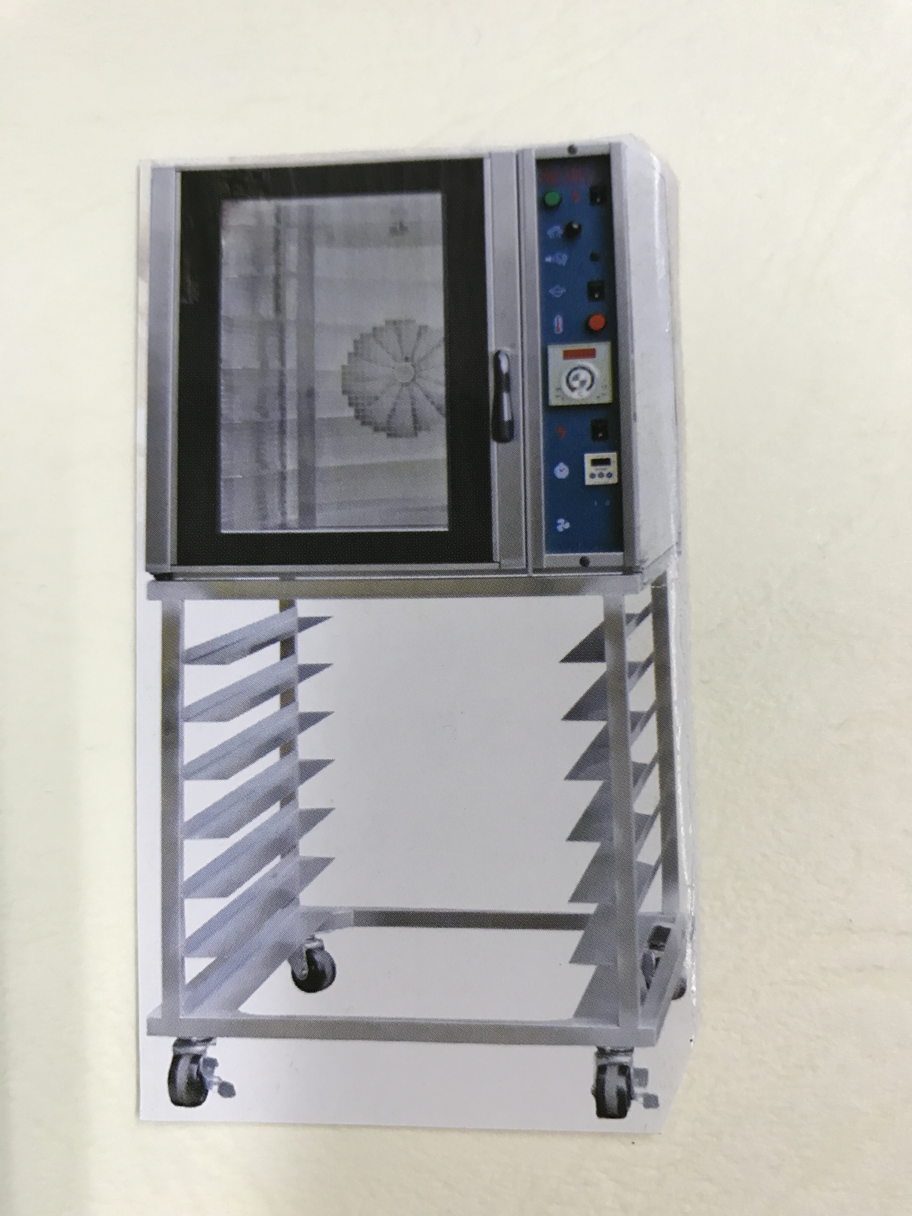 6盤直式熱風爐+爐架(7層)