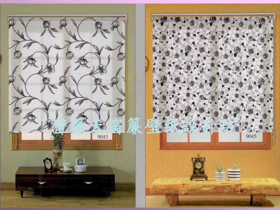 透光不透視捲簾