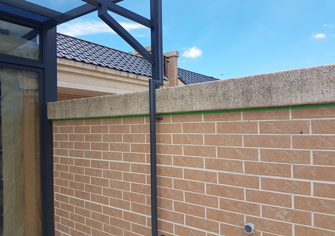 大昌一路-外牆抿石子防水