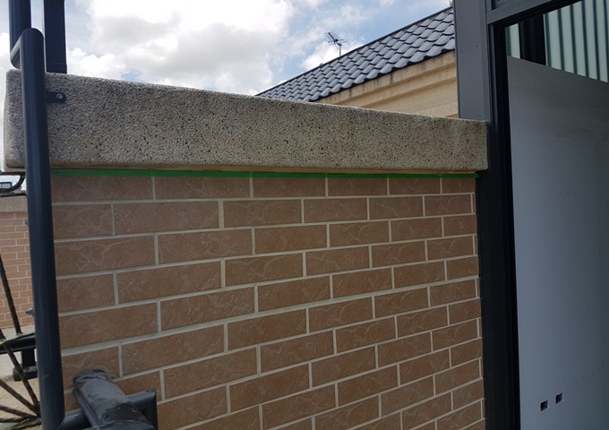 大昌一路-外牆抿石子防水