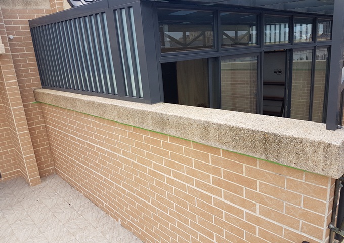 大昌一路-外牆抿石子防水