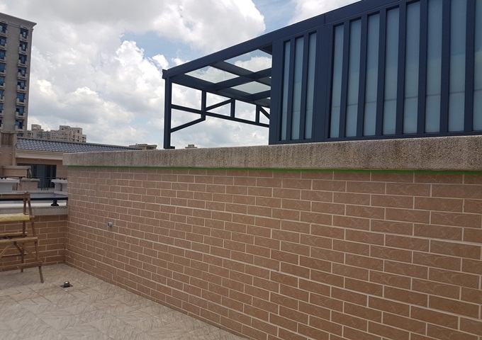 大昌一路-外牆抿石子防水