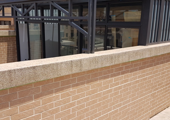 大昌一路-外牆抿石子防水