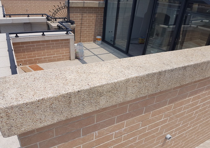 大昌一路-外牆抿石子防水