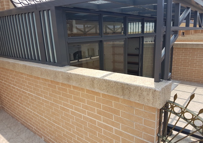 大昌一路-外牆抿石子防水