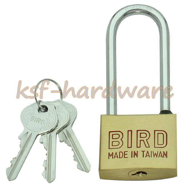 鳥牌銅掛鎖122L#蛇溝