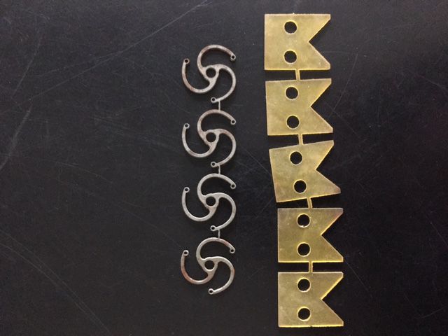 小物件間會留連接點以免物件掉落檯面