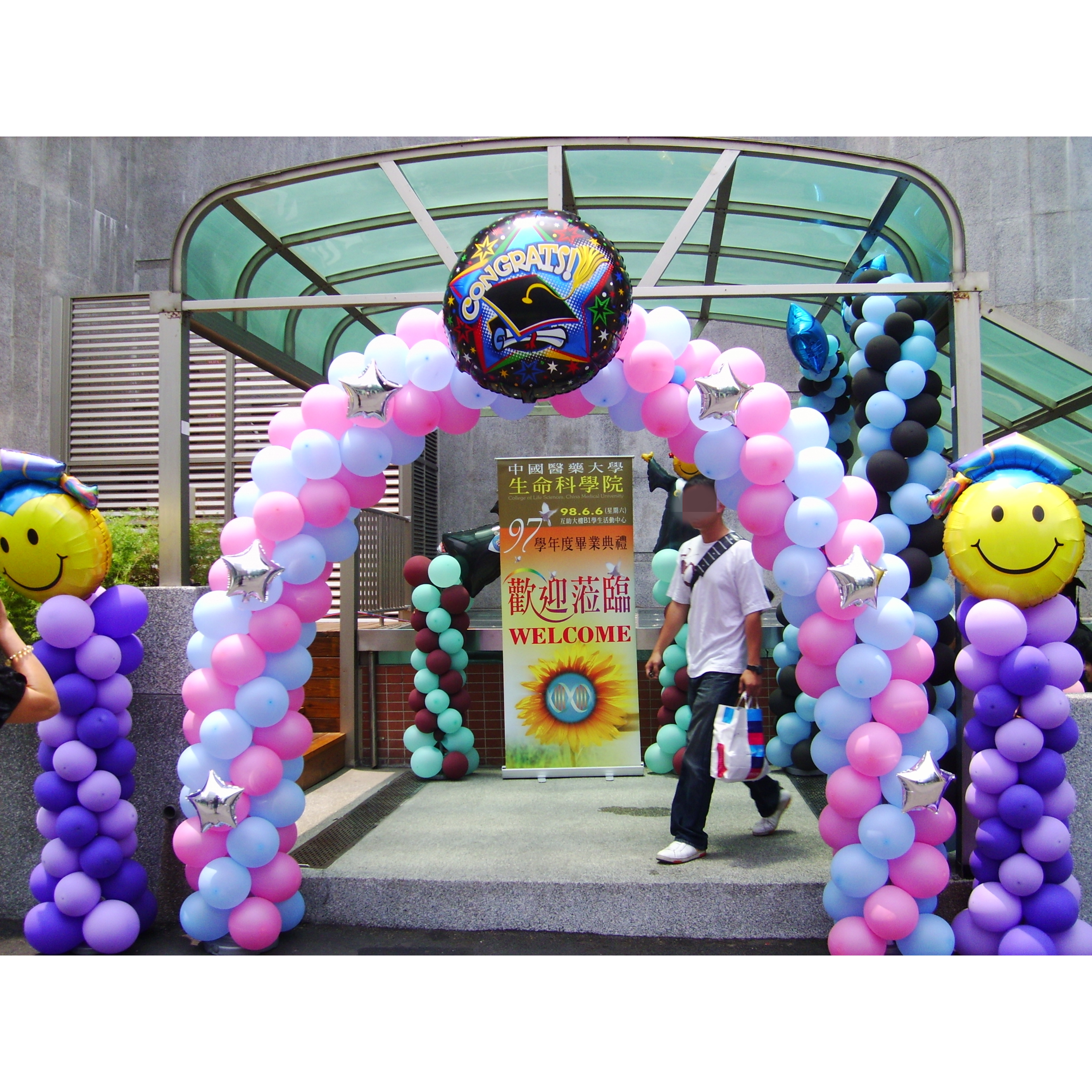 羅馬氣球柱-會場佈置