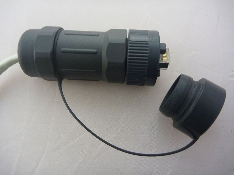 快速型插拔RJ45防水PLUG接頭Assembly