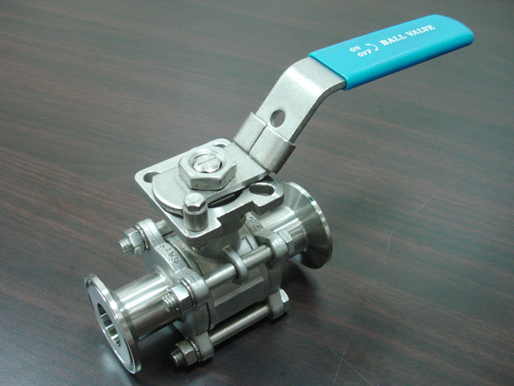 三片式球閥-夾式