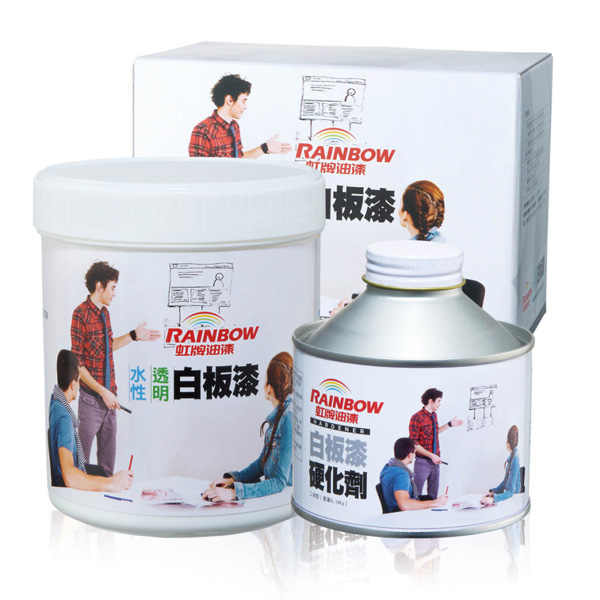 水性透明白板漆