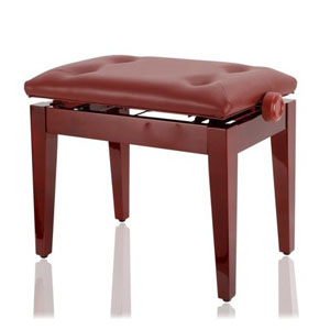 鋼琴微調升降椅(紅毛色)