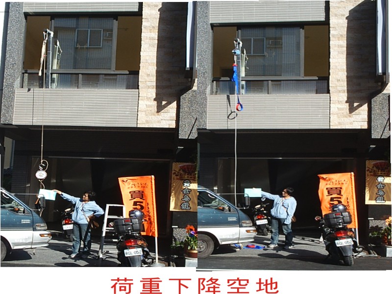 荷重下降空地