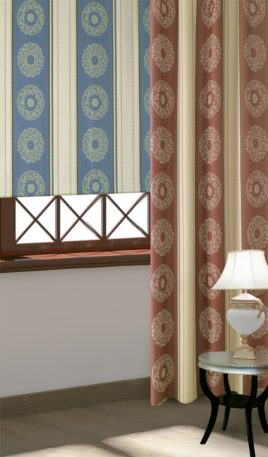 高雄織錦羅馬簾