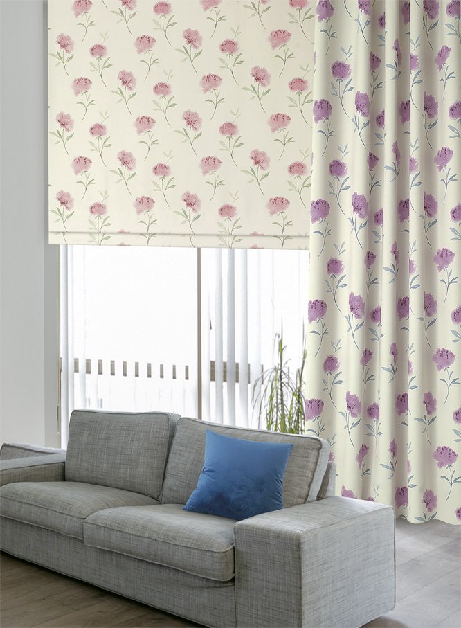 高雄對開窗簾羅馬簾