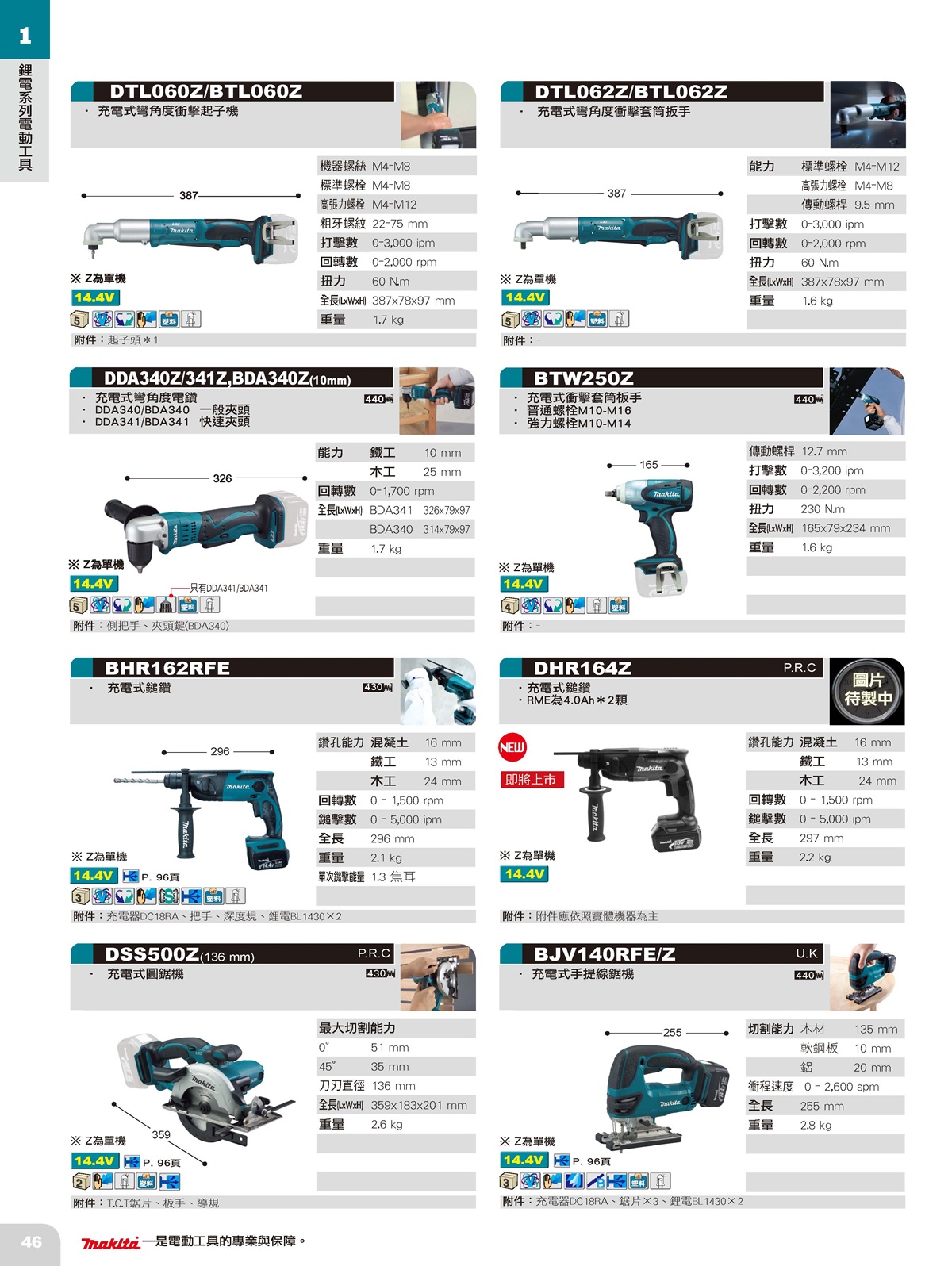 鋰電系列電動工具